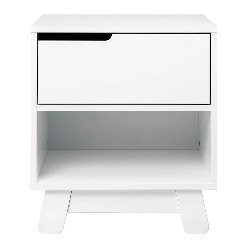 Table de Nuit Hudson avec port USB -  Blanc