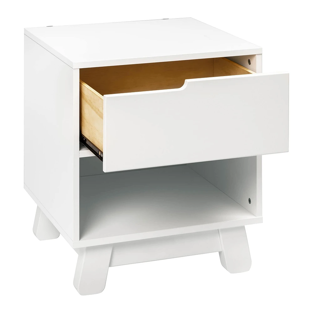 Table de Nuit Hudson avec port USB -  Blanc