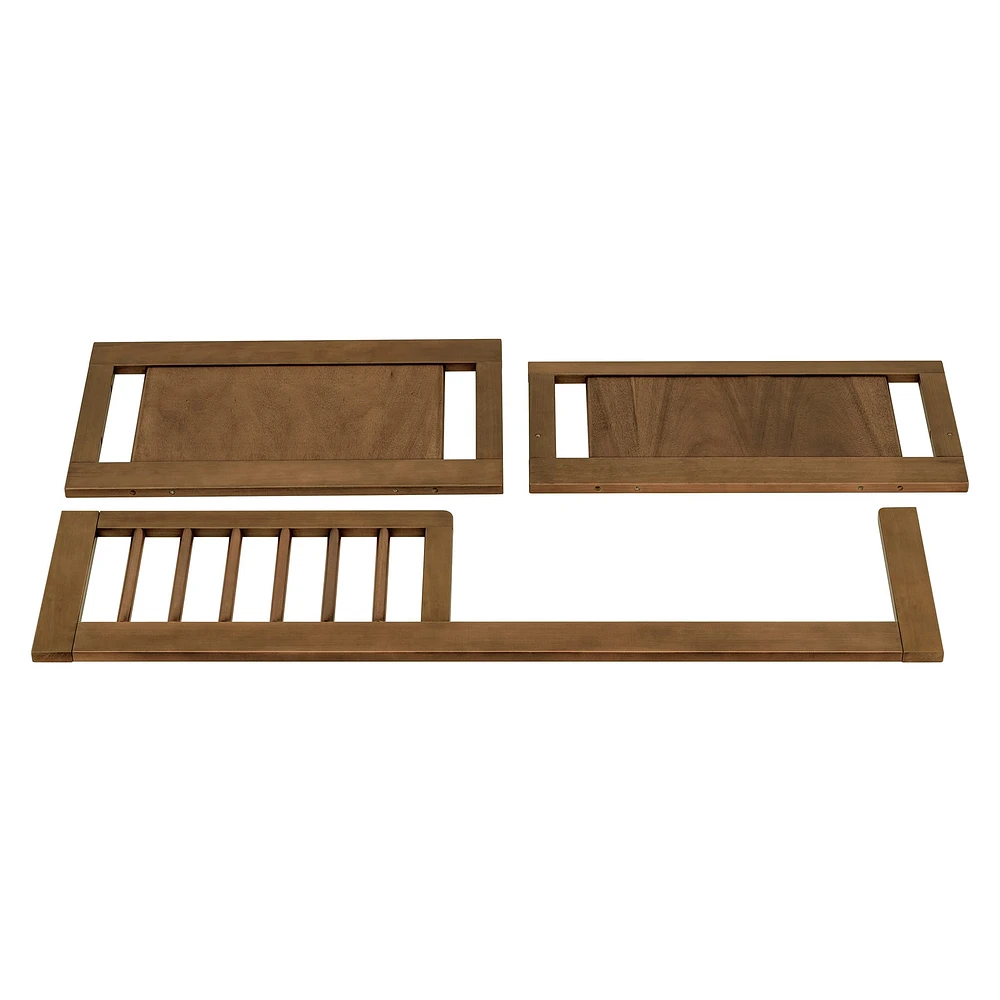 Junior Bed Conversion Kit for Hudson and Scoot Crib - Natural Walnut