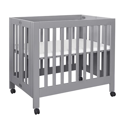 Origami Mini Crib - Grey Finish