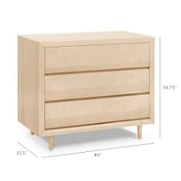 Commode 3 Tiroirs Nifty - Bouleau Naturel