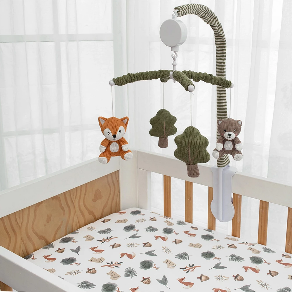 Crib Fitted Sheet - Forest Retreat