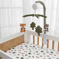 Crib Fitted Sheet - Forest Retreat