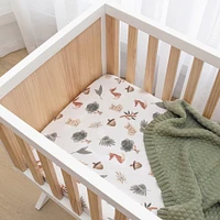 Crib Fitted Sheet - Forest Retreat