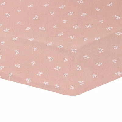Crib Fitted Sheet - Dusty Rose