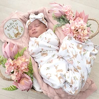 Swaddle Blanket (2) Jersey - Sophia Garden