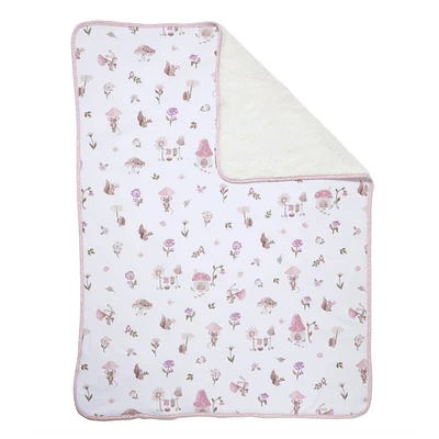 Jersey Sherpa Blanket - Mushroom House