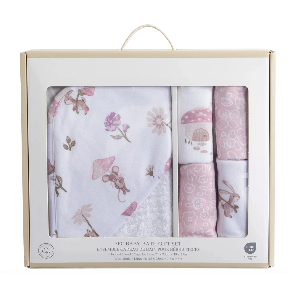 Ensemble pour le Bain 5 Pièces - Champignons