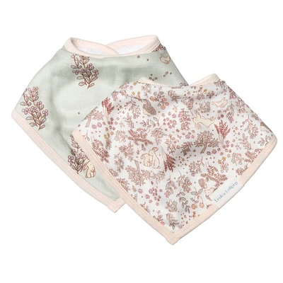 Muslin Bandana Bib Set