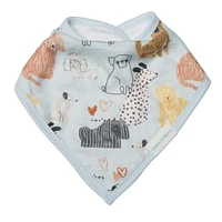Muslin Bandana Bib Set - Puppies