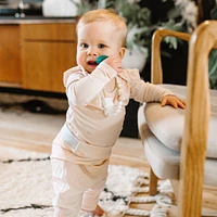 Silicone Pacifier Clip - White