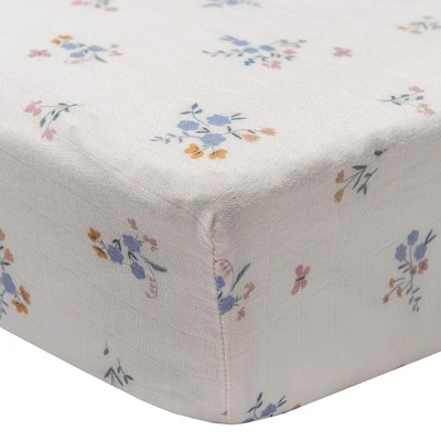 Bamboo Muslin Fitted Crib Sheet