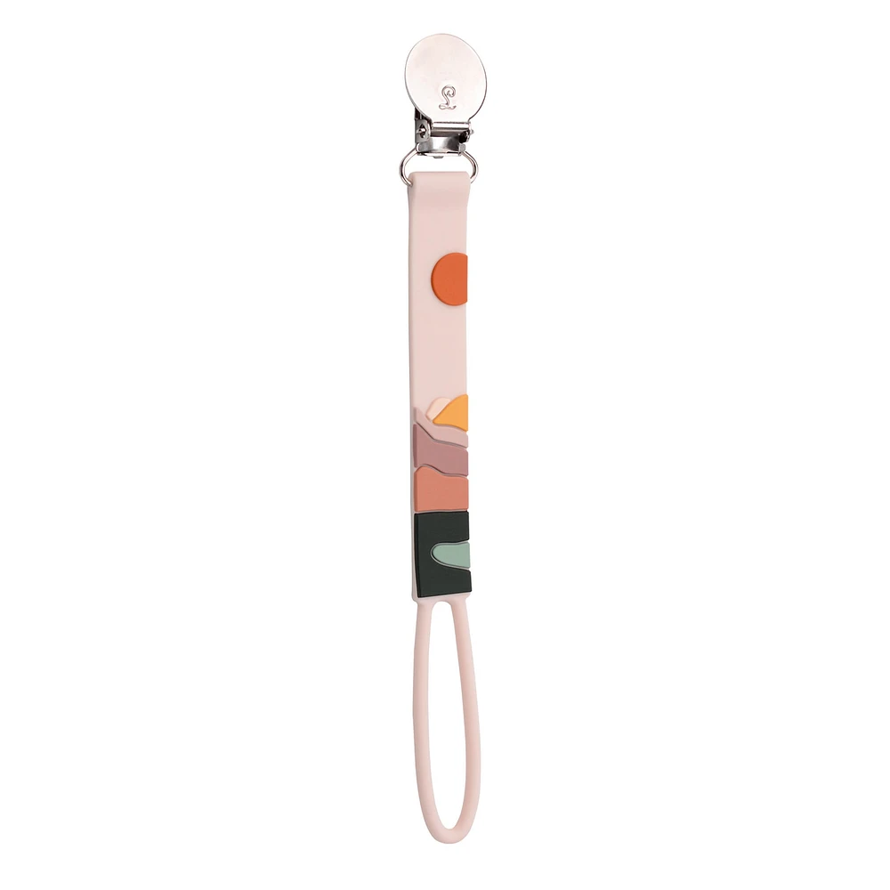 Silicone Pacifier Clip - Canyon Sunset