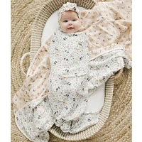 Bamboo Muslin Swaddle Blanket - Bumble Bees