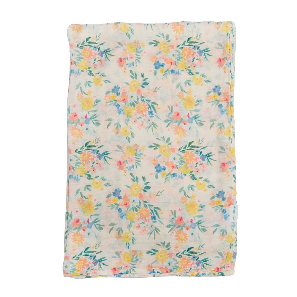 Couverture Mousseline Bambou - Bouquet