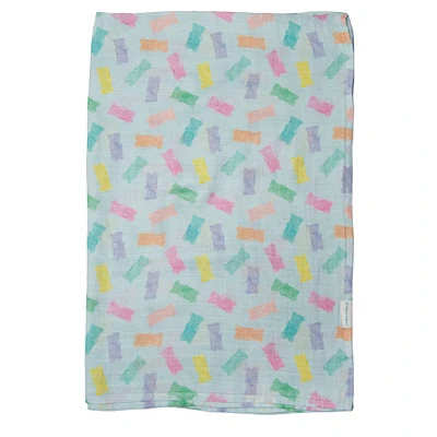 Bamboo Muslin Swaddle Blanket - Gummy Bear