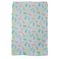 Bamboo Muslin Swaddle Blanket - Gummy Bear