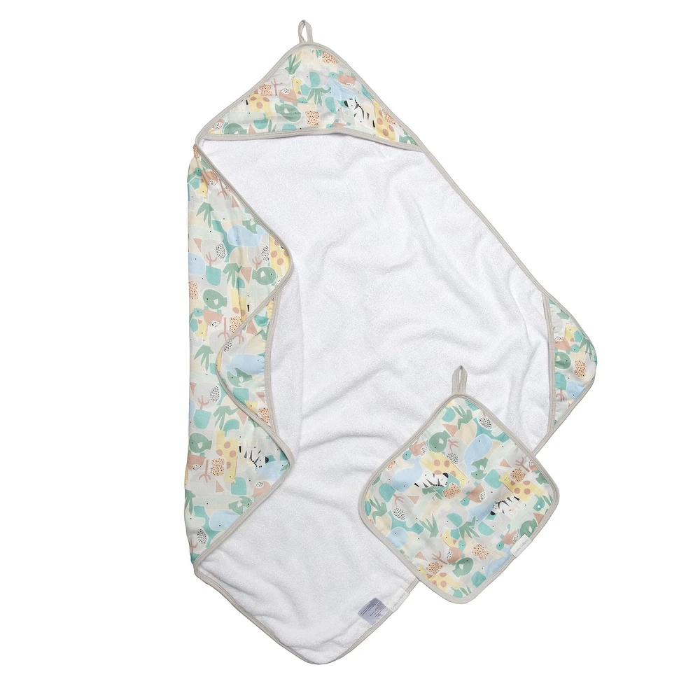Ensemble Serviette à Capuchon - Animaux