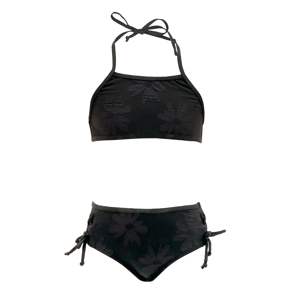 Textured Daisies Bikini 3-14y
