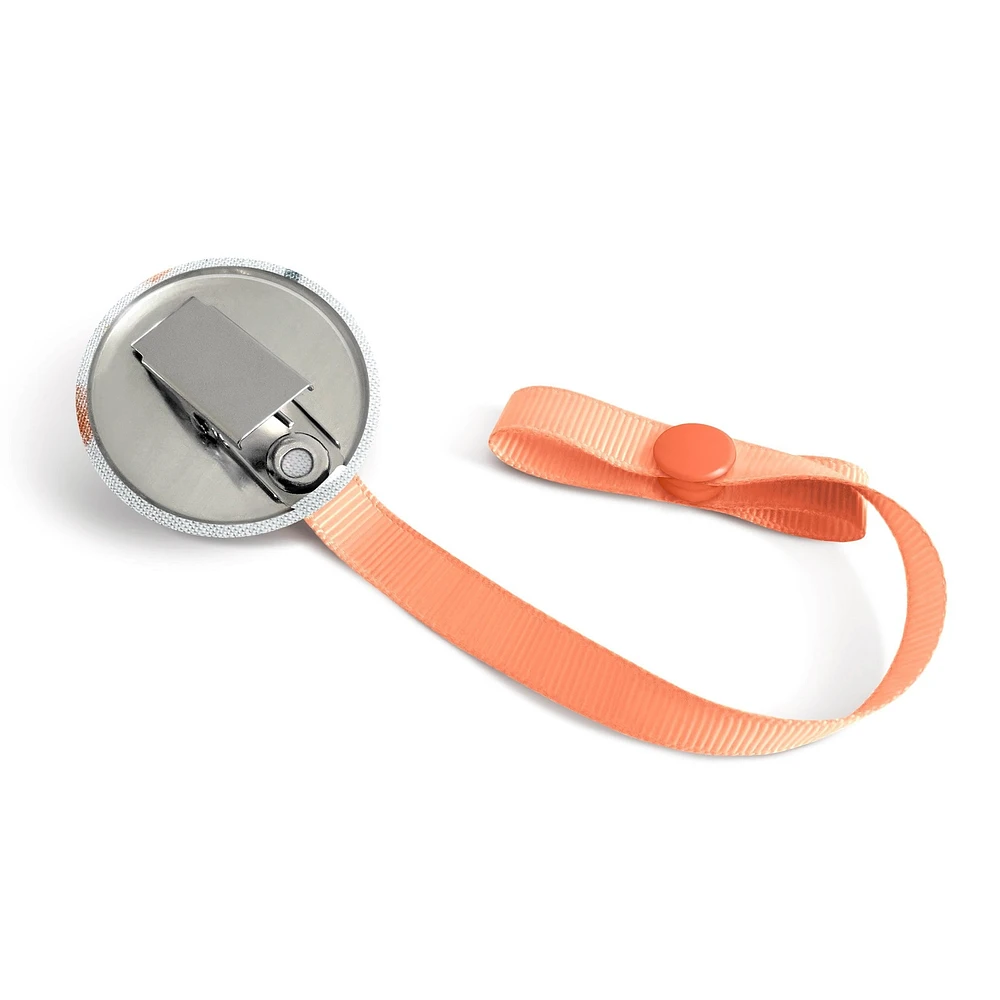 Pacifier Clip - Peach
