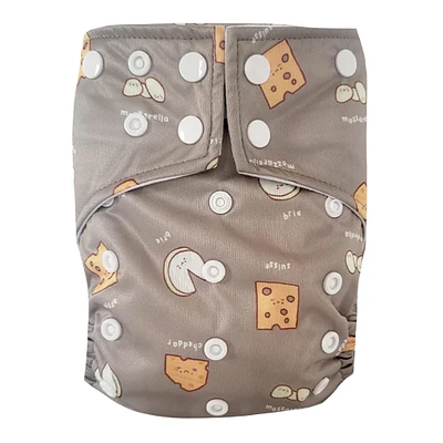 Couche Lavable Élastique Large 8-35lb - Fromage
