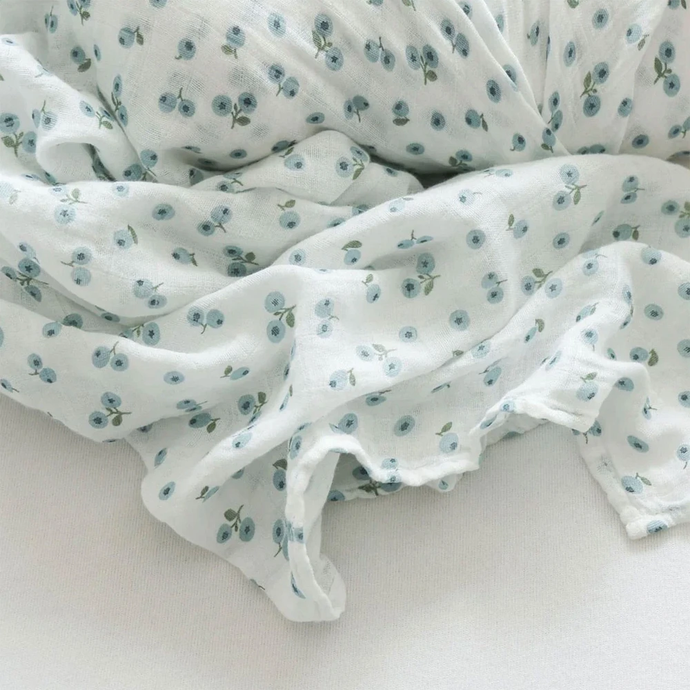 Couverture Mousseline -  Bleuets