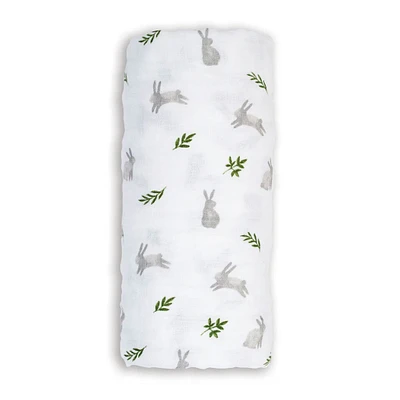Bunnies-cotton Muslin Swaddle