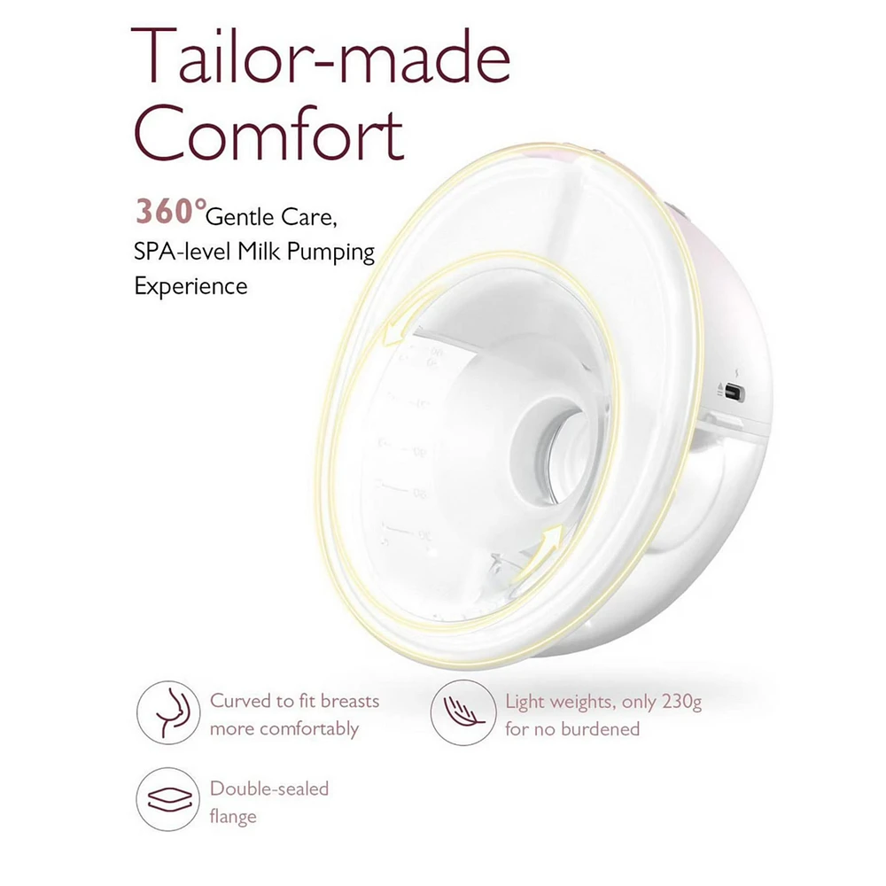 Tire-Lait Portable M5 Rose