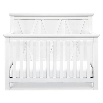 Couchette Évolutive 3 en 1 Emory Farmhouse - Blanc Lin