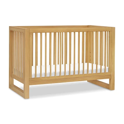 Nantucket 3-in-1 Convertible Crib with Toddler Bed Conversion Kit - Honey