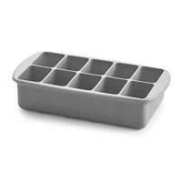 Silicone Baby Food Freezer Tray with Lid - Grey