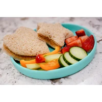 3 Piece Silicone Meal Set - Blue