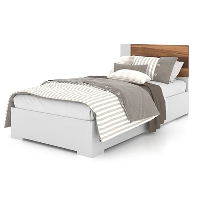 Lit Simple - Blanc Noyer