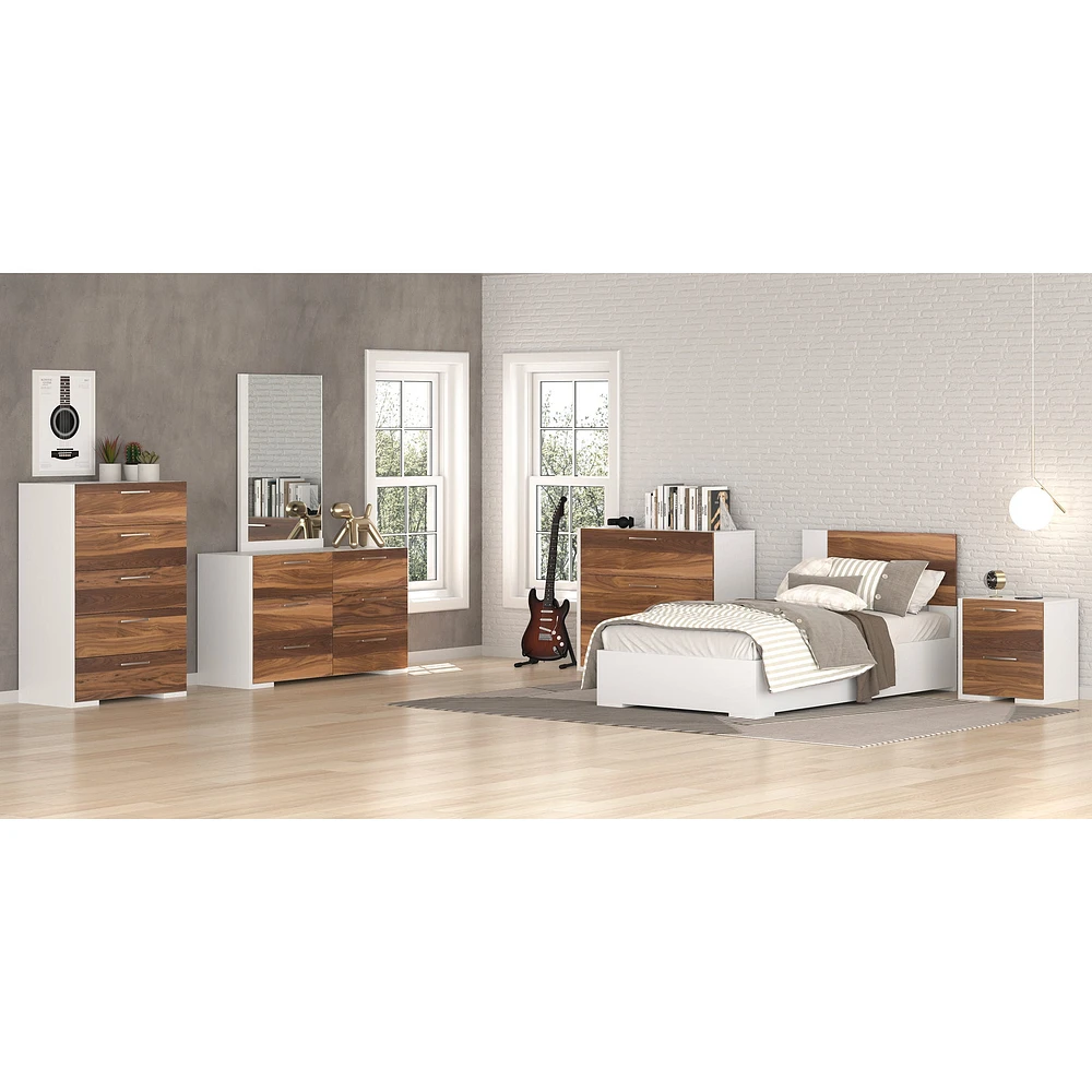 Lit Simple - Blanc Noyer