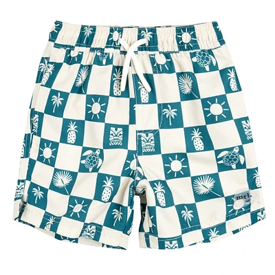 Maillot UV Short Damier 3-6ans