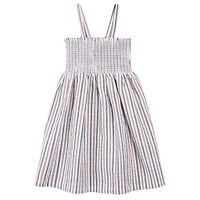 Navy Stripe Dress 2-6X
