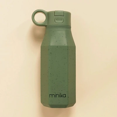 Bouteille en Silicone avec Paille