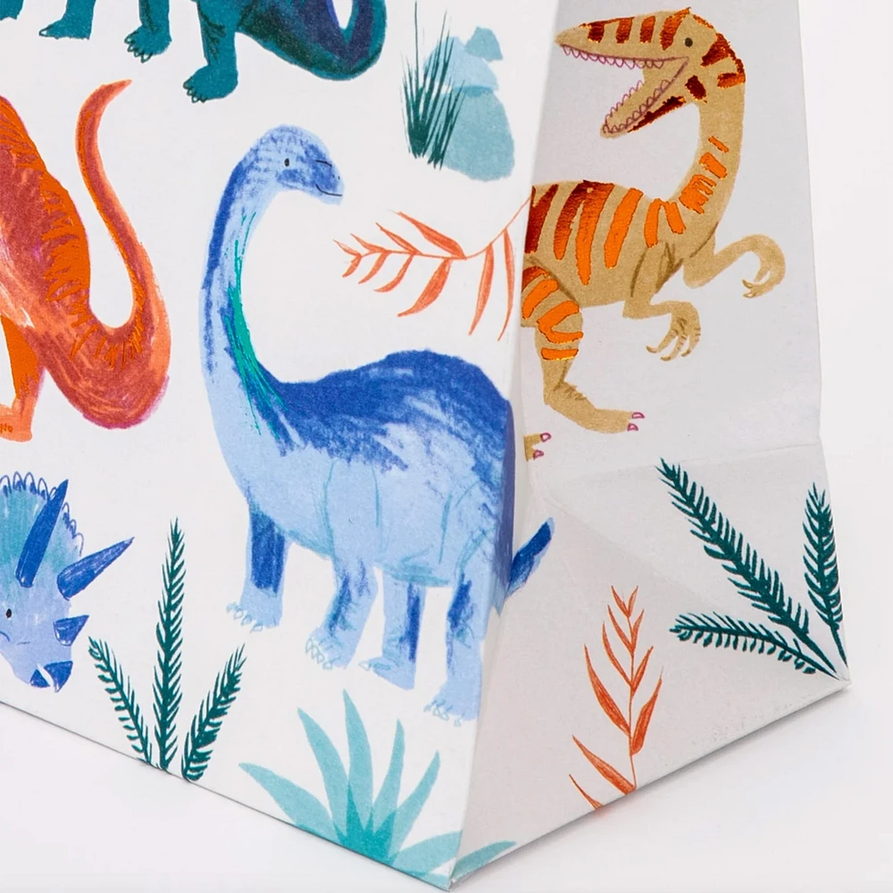 Sacs Cadeaux (8) Royaume Des Dinosaures