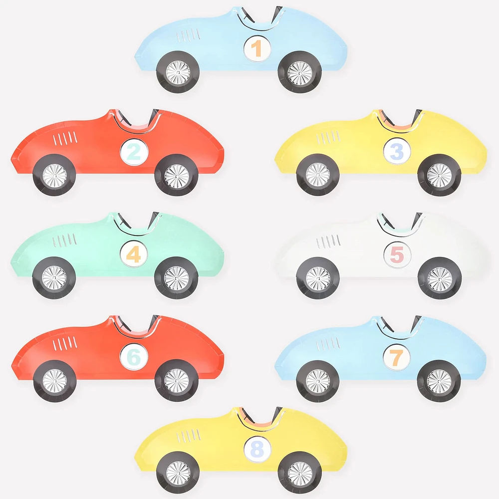 Race Car Plates (8)