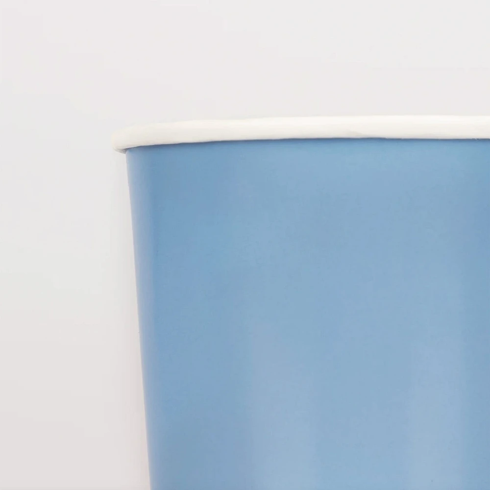 Verres en Carton (8) - Bleu