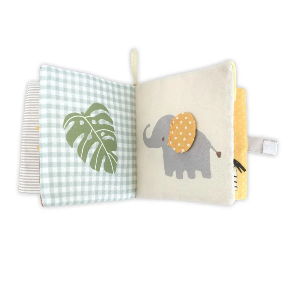 Soft Fabric Book Safari And Friend