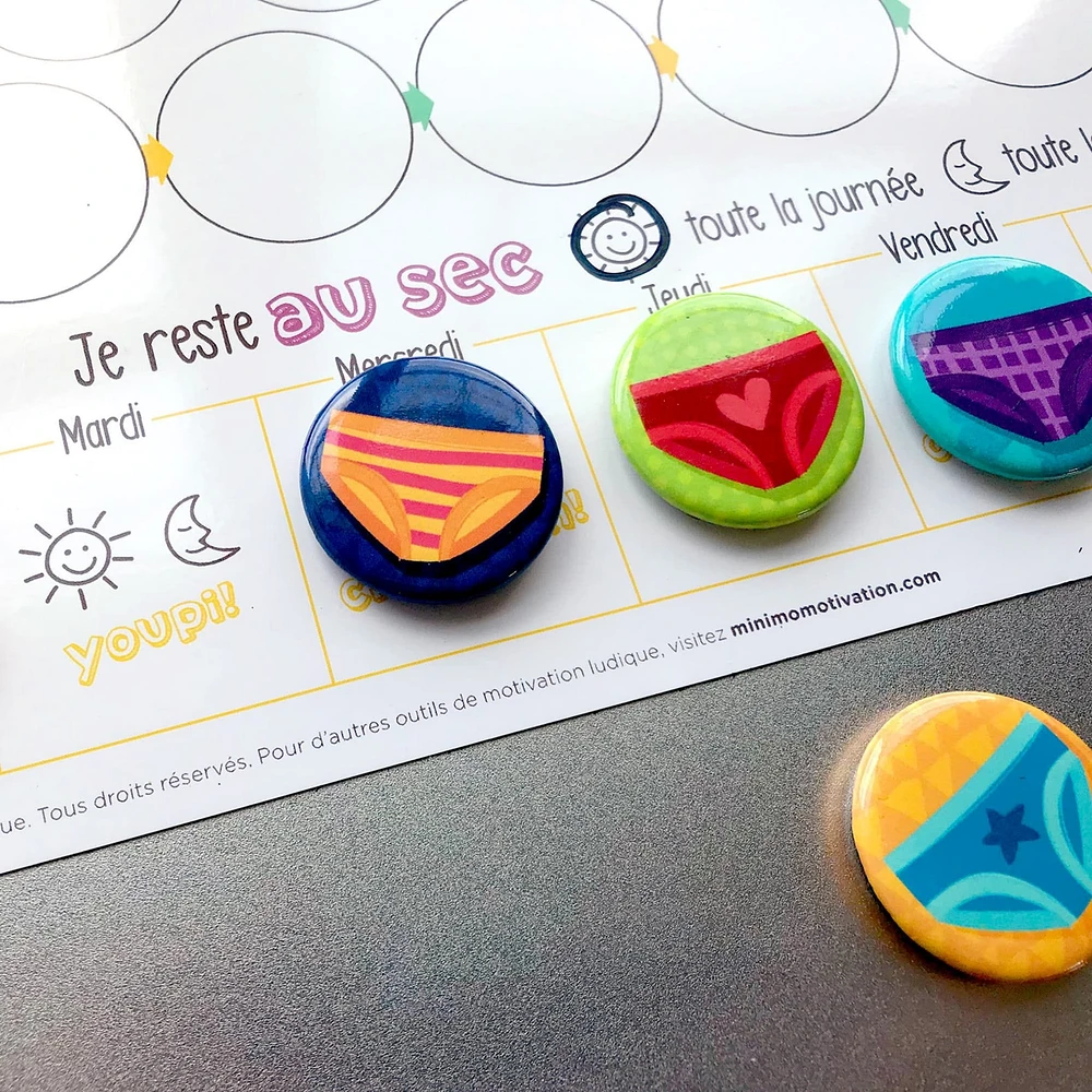 Tableau de Propreté et 9 Aimants