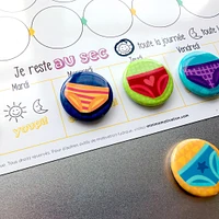 Tableau de Propreté et 9 Aimants