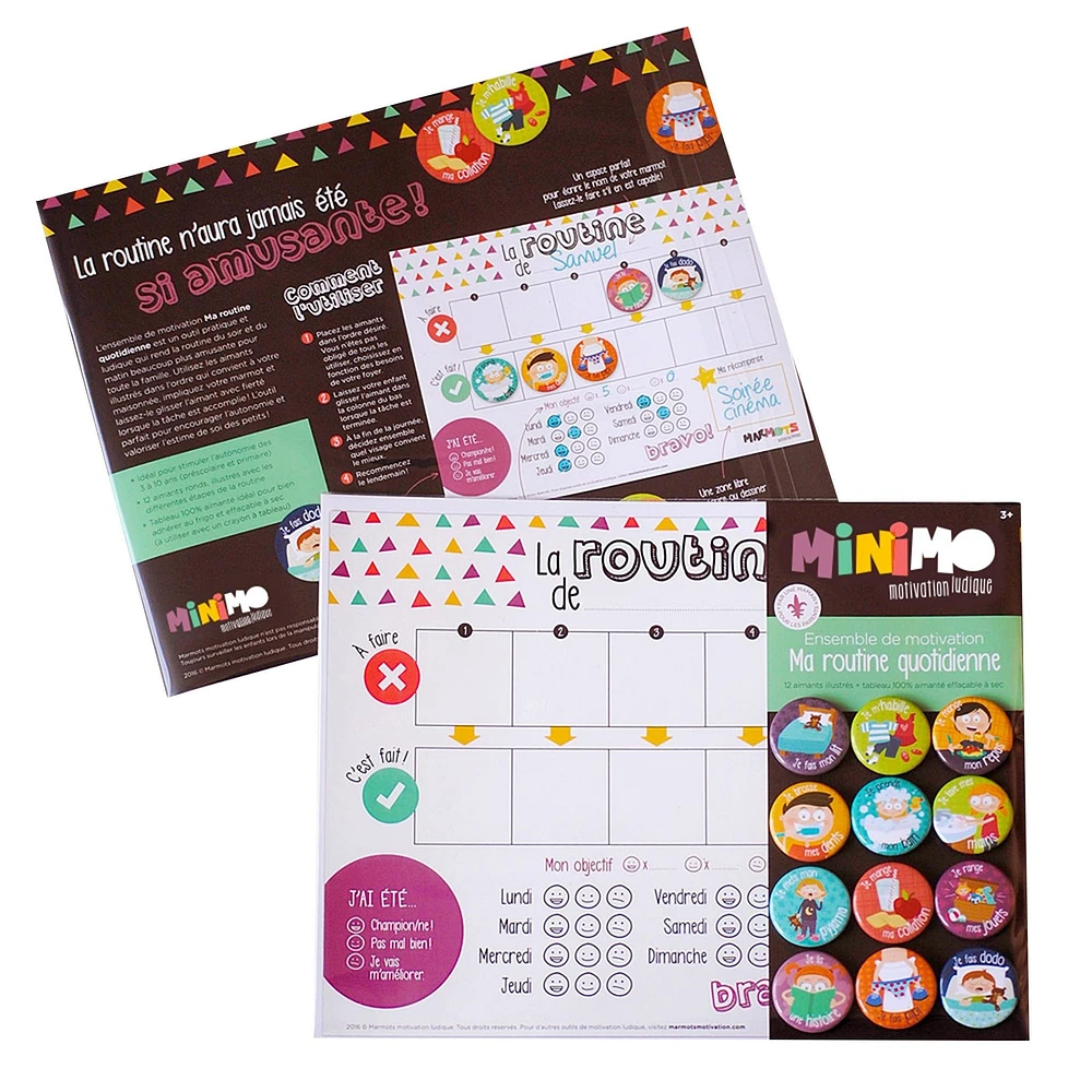 Calendrier - Ma Routine Quotidienne