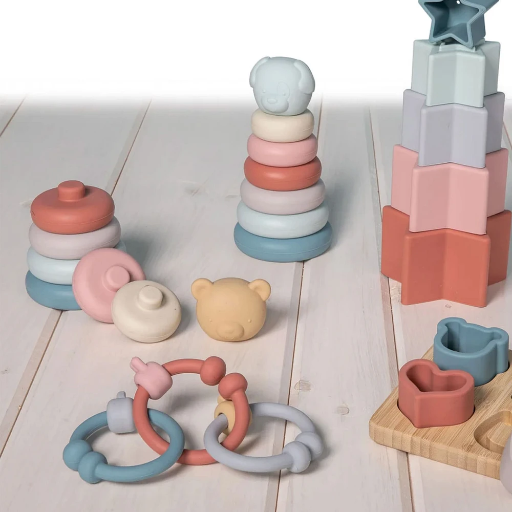 Silicone Stacking Teddy