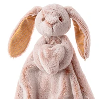 Silky Bunny Lovey Blanket - Tan