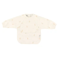 Long-sleeved Bib with integrated pocket 6-24m - Kangaroo