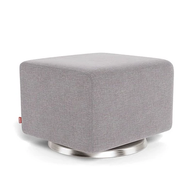 Como Ottoman - Pebble Grey / Steel