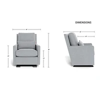 Rockingchair Comos Dune Walnut