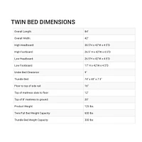 Dorma Twin Bed - Dune
